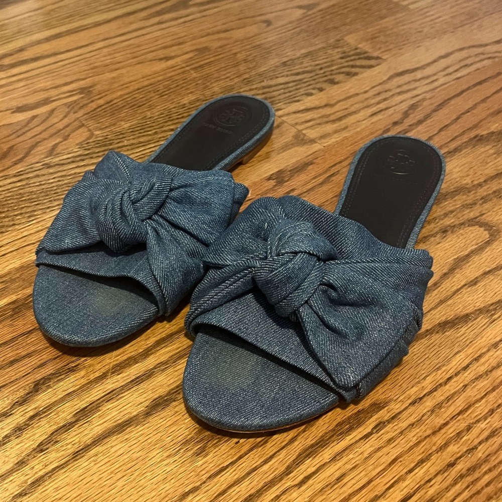Tory Burch Blue Knot Sandals